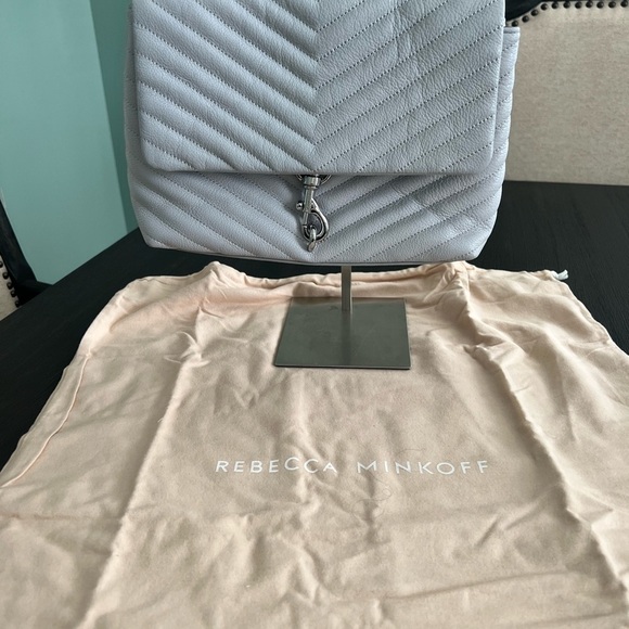 Rebecca Minkoff Edie Flap Leather Shoulder Bag - Picture 2 of 14